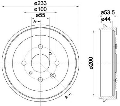 Textar 94026500 тормозной барабан на TOYOTA AYGO (PAB4_, KGB4_)