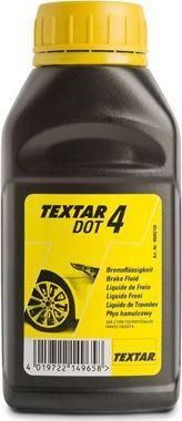 TEXTAR Жидкость тормозная TEXTAR 0.25л UNIVERSAL 0.25L (DOT4, 95002100)