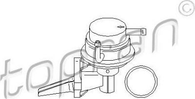 Topran 100 219 топливный насос на AUDI 80 (81, 85, B2)