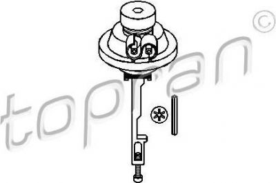 Topran 100 221 вакуумный элемент, карбюратор на AUDI 80 (81, 85, B2)
