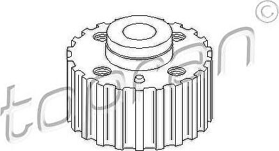 Topran 100 295 шестерня, коленчатый вал на SEAT INCA (6K9)