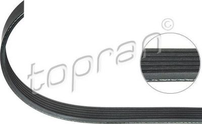 Topran 100 588 поликлиновой ремень на VW POLO (6R, 6C)