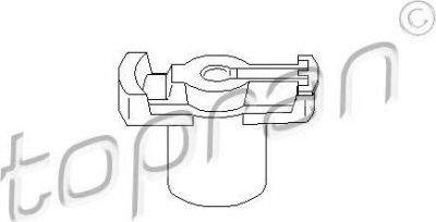 Topran 101 047 бегунок распределителя зажигани на VW PASSAT (32B)