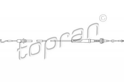 Topran 102 647 тросик газа на SEAT TOLEDO I (1L)