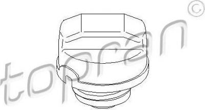 Topran 102 747 крышка, топливной бак на OPEL ZAFIRA B Van