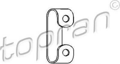 Topran 102 748 монтажный комплект, труба выхлопного газа на SEAT TOLEDO I (1L)