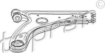 Topran 102 771 рычаг независимой подвески колеса, подвеска колеса на VW CADDY II фургон (9K9A)