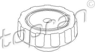 Topran 102 924 поворотная ручка, регулировка спинки сидения на VW PASSAT (32B)