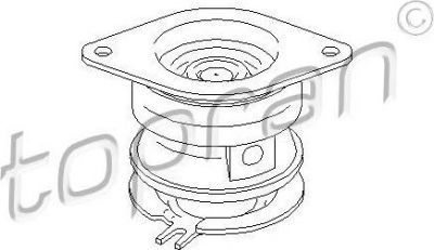 Topran 103 015 подвеска, двигатель на VW GOLF III (1H1)