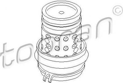 Topran 103 020 подвеска, двигатель на VW GOLF III (1H1)