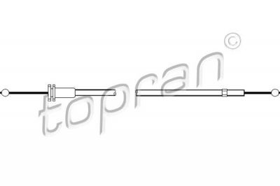 Topran 103 148 тросик замка капота на VW GOLF III (1H1)