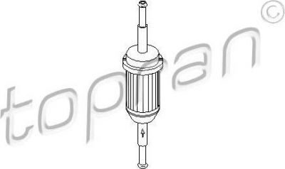 Topran 103 250 топливный фильтр на AUDI 80 (81, 85, B2)