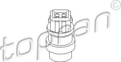 Topran 103 567 датчик, температура охлаждающей жидкости на SEAT INCA (6K9)