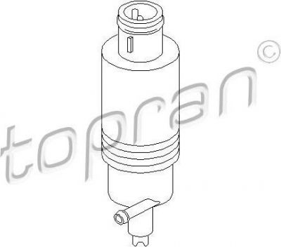 Topran 103 773 водяной насос, система очистки окон на AUDI 80 Avant (8C, B4)