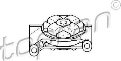 Topran 104 301 подвеска, ступенчатая коробка передач на AUDI 80 (89, 89Q, 8A, B3)