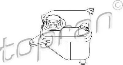 Topran 104 392 компенсационный бак, охлаждающая жидкость на AUDI 80 Avant (8C, B4)