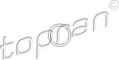 Topran 107 316 уплотнительное кольцо, клапанная форсунка на AUDI 100 (4A, C4)