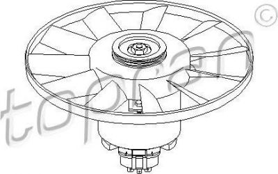 Topran 107 715 вентилятор, охлаждение двигателя на VW PASSAT Variant (3A5, 35I)