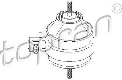 Topran 107 959 подвеска, двигатель на VW PASSAT Variant (3B6)