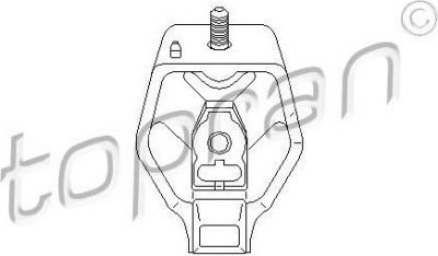 Topran 107 992 подвеска, ступенчатая коробка передач на AUDI 100 (4A, C4)