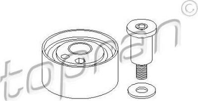 Topran 108 173 натяжной ролик, ремень грм на MERCEDES-BENZ T1 фургон (602)