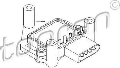 Topran 108 411 коммутатор, система зажигания на SKODA OCTAVIA (1Z3)