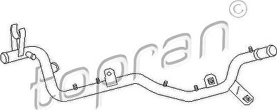Topran 108 900 трубка охлаждающей жидкости на SEAT TOLEDO I (1L)