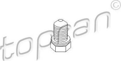Topran 109 035 резьбовая пробка, масляный поддон на SKODA SUPERB универсал (3T5)