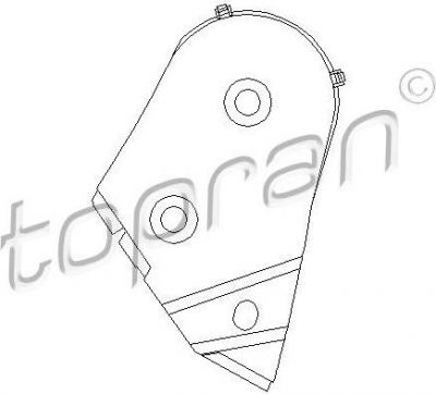 Topran 109 110 кожух, зубчатый ремень на VW PASSAT (32B)