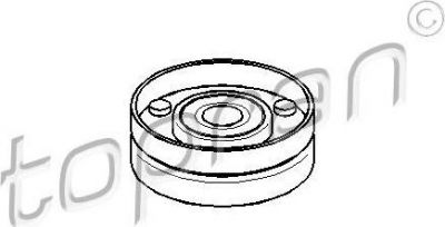 Topran 109 168 паразитный / ведущий ролик, поликлиновой ремень на VW PASSAT Variant (3B6)