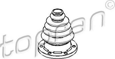 Topran 109 246 пыльник, приводной вал на VW GOLF IV (1J1)