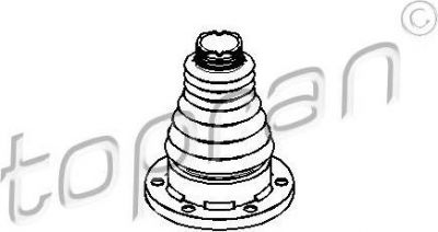 Topran 109 248 пыльник, приводной вал на VW GOLF IV (1J1)