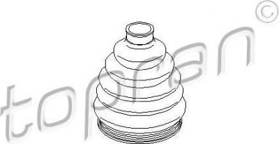 Topran 109 256 пыльник, приводной вал на VW PASSAT Variant (3B6)