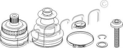 Topran 109 399 шарнирный комплект, приводной вал на VW PASSAT Variant (3B6)