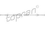 Topran 109 453 трос, замок двери на AUDI A6 Avant (4B5, C5)