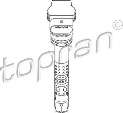 Topran 109 541 катушка зажигания на VW GOLF IV (1J1)