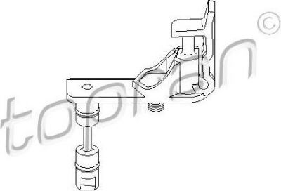 Topran 109 709 шток вилки переключения передач на VW GOLF IV (1J1)