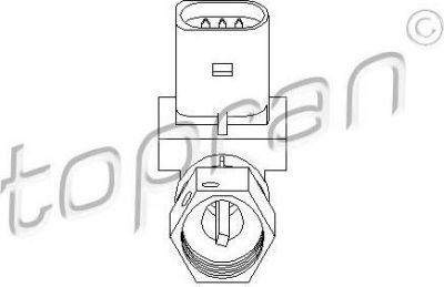 Topran 109 750 датчик, участок пути на VW GOLF IV (1J1)