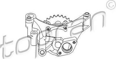 Topran 109 790 масляный насос на SKODA OCTAVIA Combi (1U5)