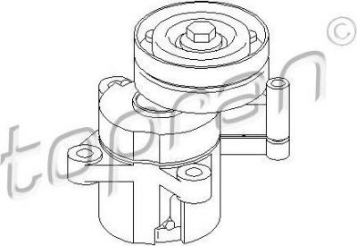Topran 109 796 натяжитель ремня, клиновой зубча на VW POLO Variant (6KV5)
