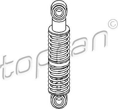 Topran 109 806 натяжитель ремня, клиновой зубча на VW PASSAT Variant (3B6)