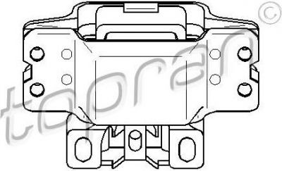 Topran 110 129 подвеска, ступенчатая коробка передач на SKODA OCTAVIA (1Z3)