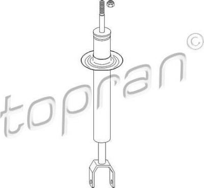 Topran 110 157 амортизатор на SKODA SUPERB (3U4)