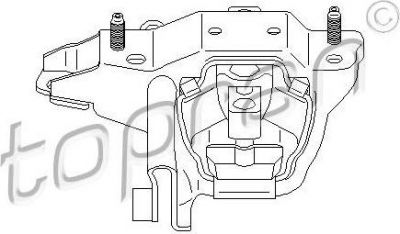 Topran 110 319 подвеска, ступенчатая коробка передач на SEAT TOLEDO IV (KG3)