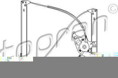 Topran 110 451 подъемное устройство для окон на AUDI A6 Avant (4B5, C5)