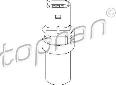 Topran 110 584 датчик, участок пути на VW GOLF IV (1J1)