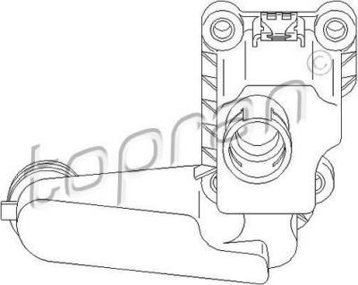 Topran 110 612 клапан, отвода воздуха из картера на VW GOLF III (1H1)