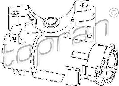 Topran 110 824 замок вала рулевого колеса на VW GOLF IV (1J1)