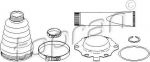 Topran 110 968 комплект пылника, приводной вал на VW GOLF IV (1J1)