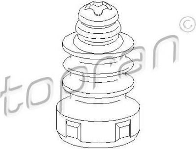 Topran 111 031 буфер, амортизация на VW GOLF PLUS (5M1, 521)